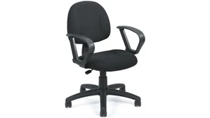 Ergonomic Task Chairs WFB Designs Task Chair with Loop Arms