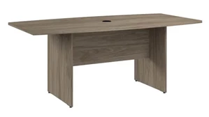 Conference Tables Bush 6ft Conference Table with Wood Base