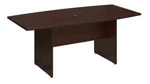 Conference Tables Bush 6ft Conference Table with Wood Base