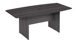Conference Tables Bush 6ft Conference Table with Wood Base