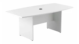 Conference Tables Bush 6ft Conference Table with Wood Base
