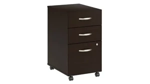 Mobile File Cabinets Bush Furniture 3 Drawer Mobile File Cabinet - Assembled