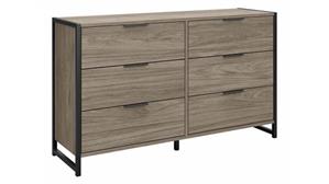 Dressers Bush Furniture 6 Drawer Dresser