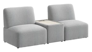 Sectional Sofas Bush Modular 2 Seater Sectional with Charging Station