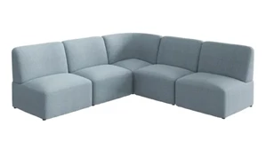 Sectional Sofas Bush Modular 5 Seater L-Shaped Sectional Lounge Sofa