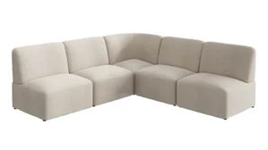 Sectional Sofas Bush Modular 5 Seater L-Shaped Sectional Lounge Sofa