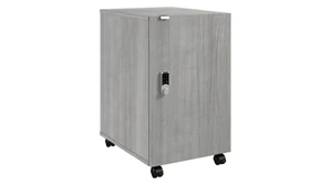 Mobile File Cabinets Bush Mobile File Cabinet with Drawer, Door, and Keypad Lock - Fully Assembled