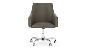 Conference Room Chairs Bush Furnishings Mid Back Leather Box Chair