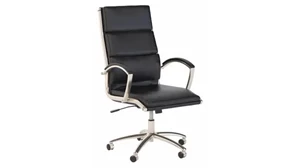 Executive Desk Chairs Bush High Back Leather Executive Office Chair