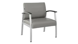 Lobby & Guest Chairs - Metal Bush Furniture Bariatric Waiting Room Guest Chair with Arms