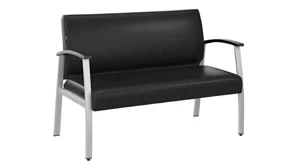Loveseats Bush Furniture Waiting Room Loveseat with Arms