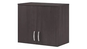Low Storage Cabinets Bush Furnishings Closet Wall Cabinet with Doors and Shelves