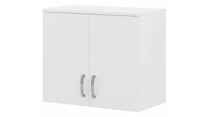Low Storage Cabinets Bush Furnishings Closet Wall Cabinet with Doors and Shelves