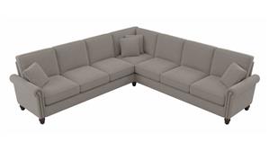 Sectional Sofas Bush Furniture 111in W L-Shaped Sectional Couch