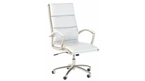 Executive Desk Chairs Bush Furnishings High Back Leather Executive Desk Chair