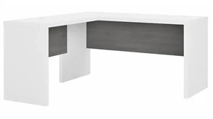 L Shaped Desk Shells Bush Furnishings L-Shaped Desk