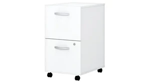 Mobile File Cabinets Bush Furnishings 2 Drawer Mobile File Cabinet - Assembled