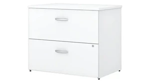 Lateral File Cabinets Bush Furnishings 2 Drawer Lateral File Cabinet - Assembled