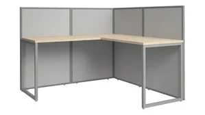 Cubicles Bush Furniture 60in W L-Desk Open Office with 45inPanels