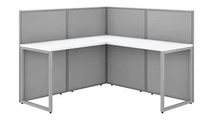 Cubicles Bush Furniture 60in W L-Desk Open Office with 45inPanels