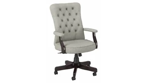 Executive Desk Chairs Bush Furnishings High Back Tufted Office Chair with Arms
