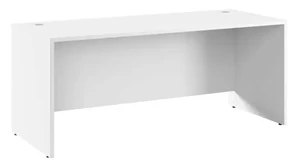 Stand-Alone Desk Shells Bush Furnishings 72in W x 30in D Office Desk