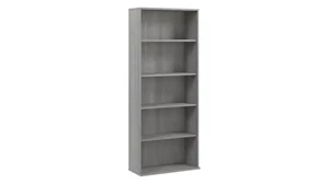 Standard Bookcases Bush Tall 5 Shelf Bookcase