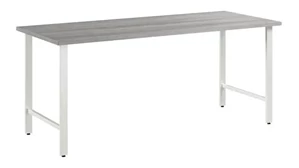 Writing Desks Bush Furnishings 72in W x 30in D Computer Desk with Metal Legs