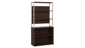 Etageres Bush Tall Etagere Bookcase