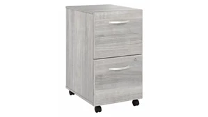 Mobile File Cabinets Bush Furnishings 2 Drawer Mobile File Cabinet - Assembled