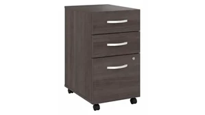 Mobile File Cabinets Bush Furniture 3 Drawer Mobile File Cabinet - Assembled