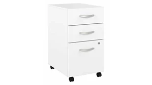 Mobile File Cabinets Bush Furniture 3 Drawer Mobile File Cabinet - Assembled