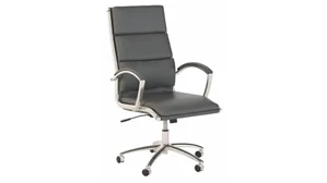 Executive Desk Chairs Bush Furnishings High Back Leather Executive Office Chair