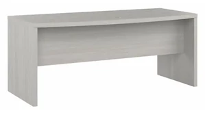 Stand-Alone Desk Shells Bush 72in W Bow Front Desk