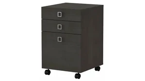 Mobile File Cabinets Bush Furnishings 3 Drawer Mobile File Cabinet