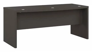 Stand-Alone Desk Shells Bush Furnishings 72in W Bow Front Desk