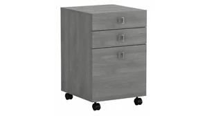 Mobile File Cabinets Bush Furnishings 3 Drawer Mobile File Cabinet