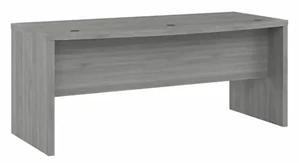 Stand-Alone Desk Shells Bush Furnishings 72in W Bow Front Desk