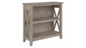 Low Bookcases Bush Furnishings Small 2 Shelf Bookcase
