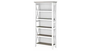Standard Bookcases Bush Furniture 5 Shelf Bookcase