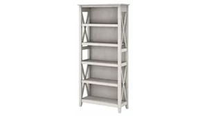 Standard Bookcases Bush Furniture 5 Shelf Bookcase