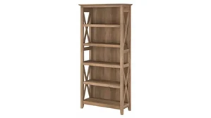 Standard Bookcases Bush Furniture 5 Shelf Bookcase