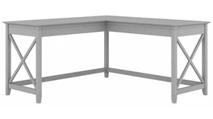 L Shaped Desk Shells Bush Furnishings 60in W L-Shaped Desk
