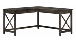 L Shaped Desk Shells Bush Furnishings 60in W L-Shaped Desk