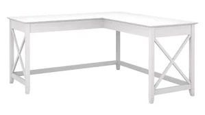 L Shaped Desk Shells Bush Furnishings 60in W L-Shaped Desk
