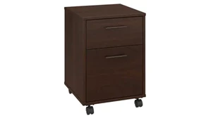 Mobile File Cabinets Bush Furnishings 2 Drawer Mobile File Cabinet
