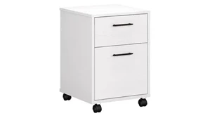 Mobile File Cabinets Bush Furnishings 2 Drawer Mobile File Cabinet