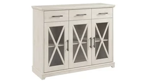 Storage Credenzas Bush Furnishings 46in W Farmhouse TV Stand for 65in TV
