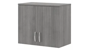 Storage Cabinets Bush Furniture Laundry Room Wall Cabinet with Doors and Shelves
