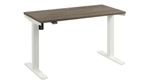Standing Desks - Electronically Adjustable Bush Furnishings 48in W x 24in D Height Adjustable Standing Desk